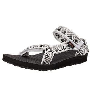Teva Women's Original Universal Sandals Black White Grey Sz 7